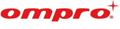 Logo OMPRO Partner der Profis subline weiss